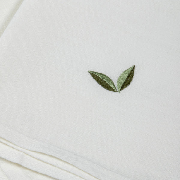 Olive Cotton and Linen Blend Napkins, Set of Four The Finishing Store South Africa