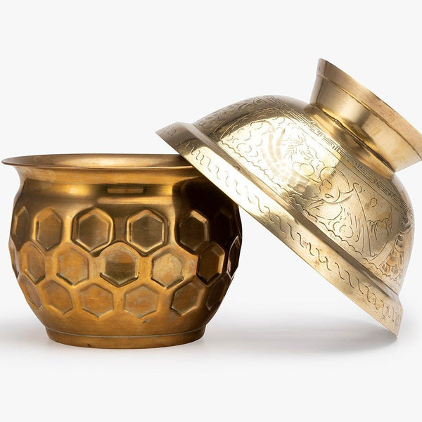 Solid Brass Footed Bowl The Finishing Store South Africa