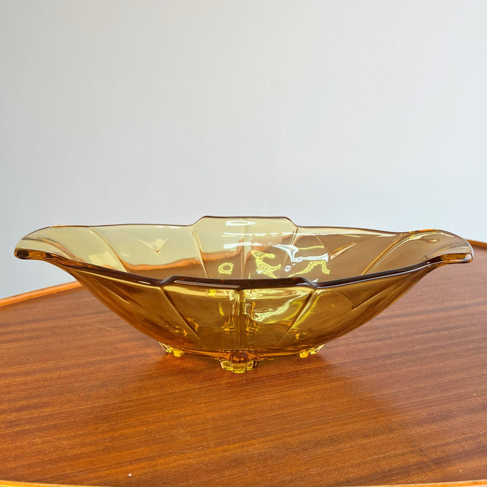 Amber Glass Dish - The Finishing Store South Africa