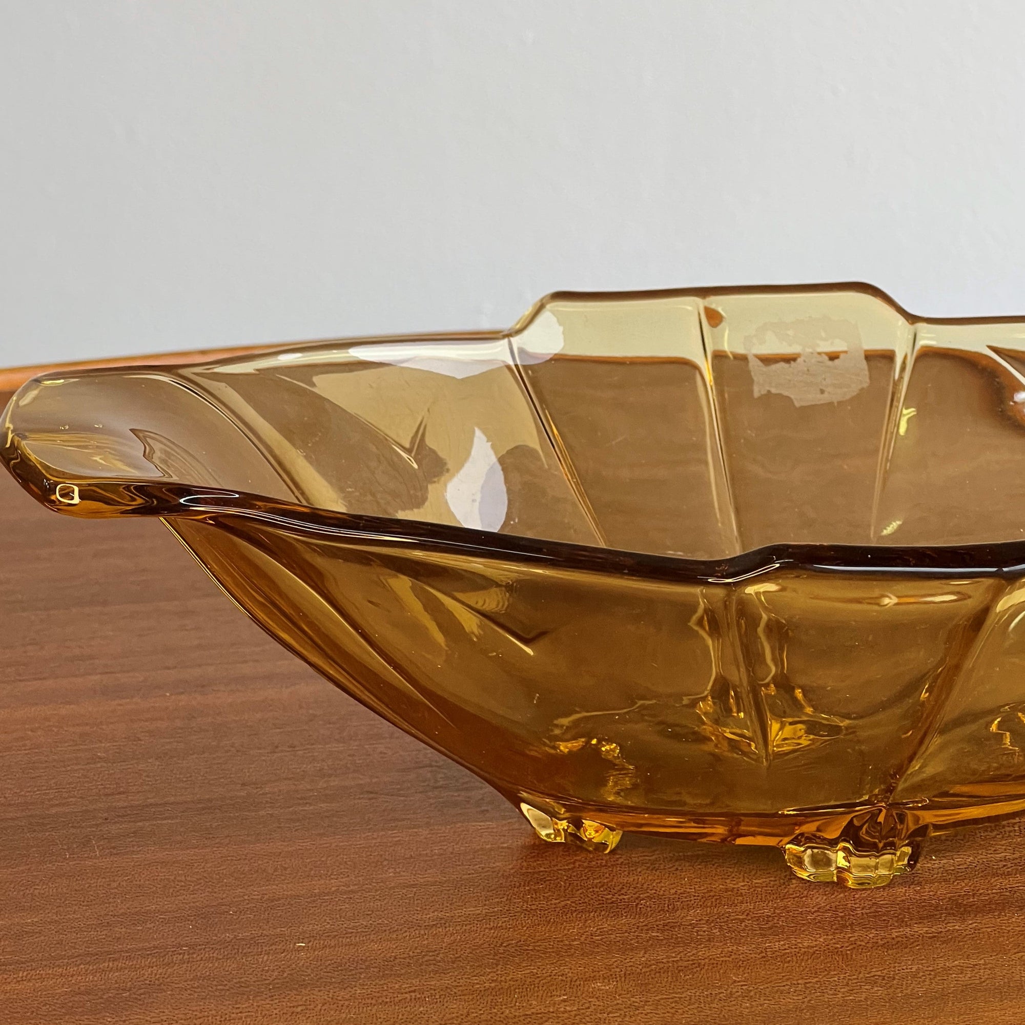 Amber Glass Dish - The Finishing Store South Africa