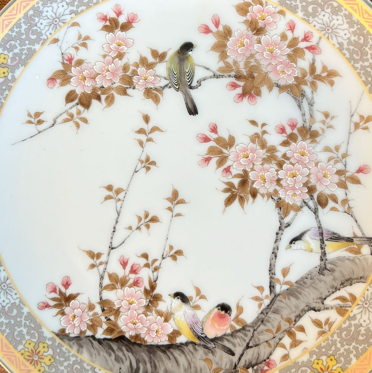 Japanese Garden Scene China Plate - The Finishing Store South Africa