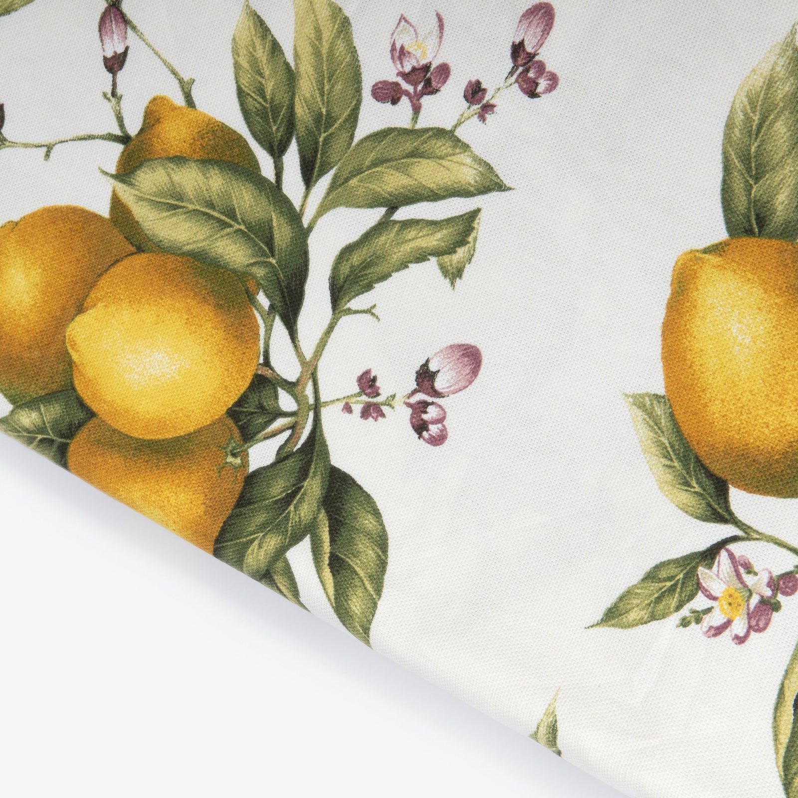 Milia Lemon Print Cotton Table Cloth - The Finishing Store South Africa