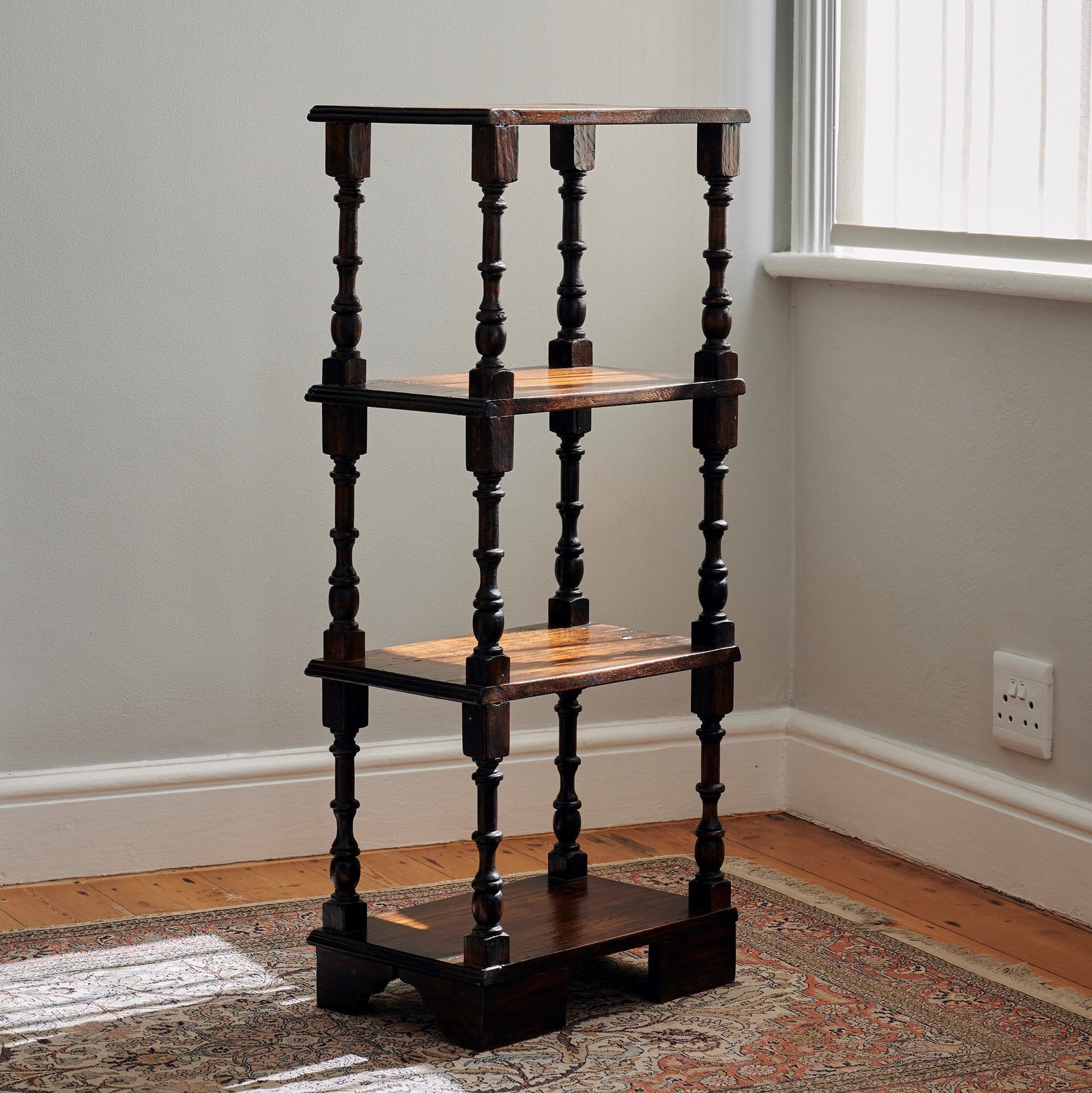 Oak Three-Tier Book Stand - The Finishing Store South Africa