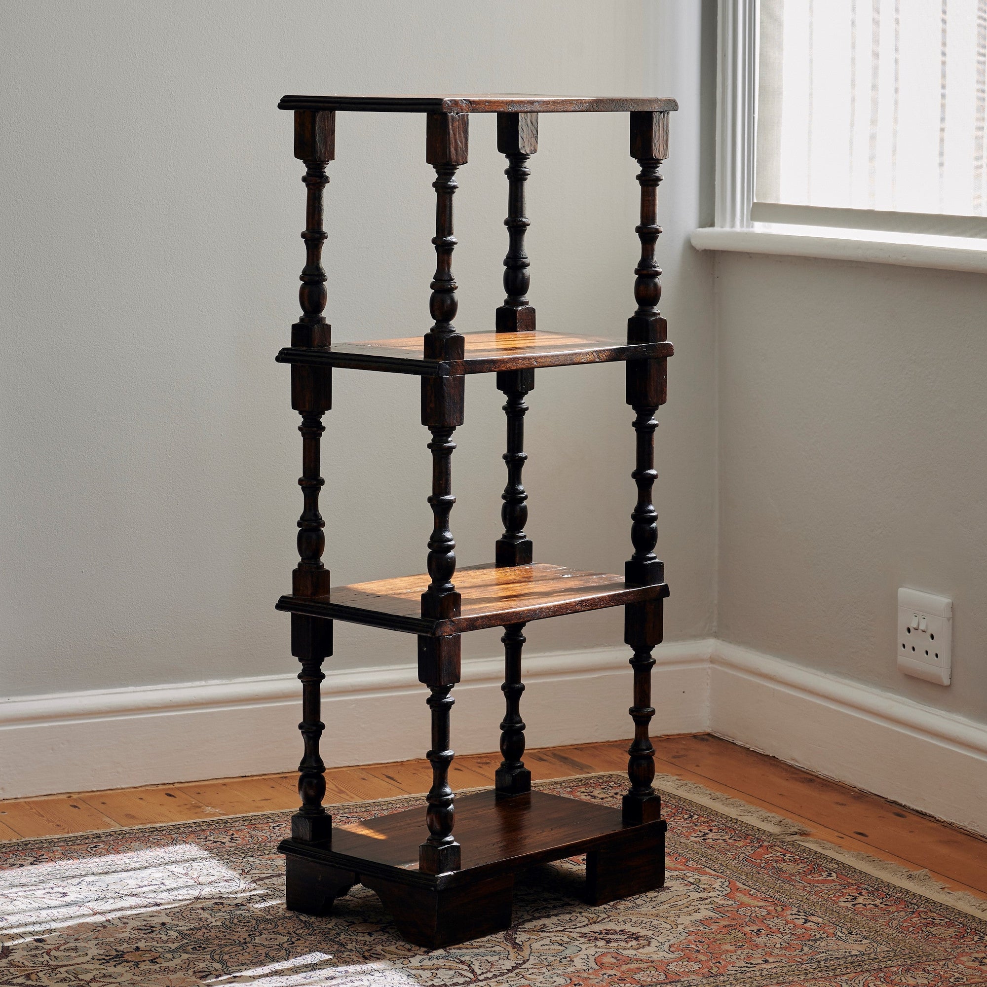 Oak Three-Tier Book Stand - The Finishing Store South Africa
