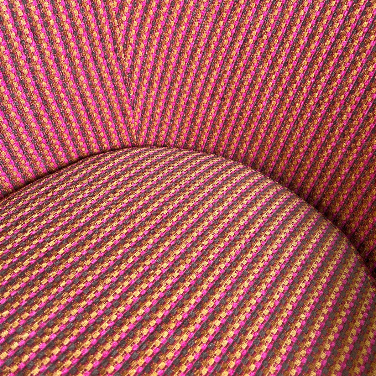 Rainbow Striped Swivel Chair - The Finishing Store South Africa
