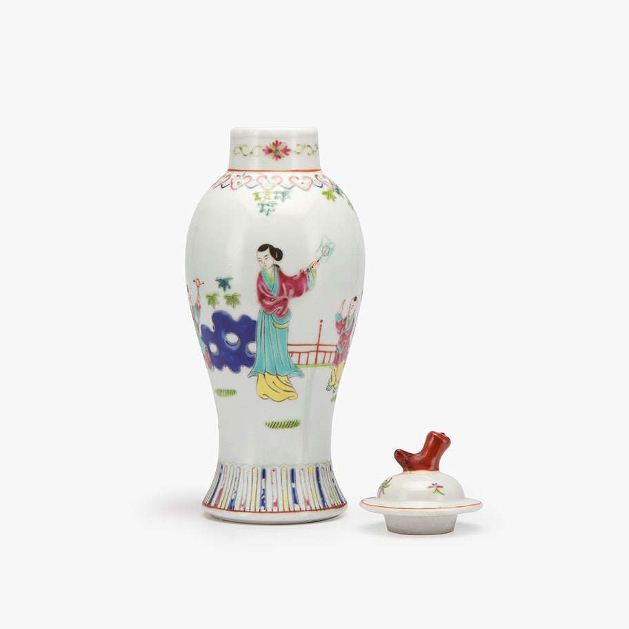 Small Oriental Hand-Painted Vessel - The Finishing Store South Africa