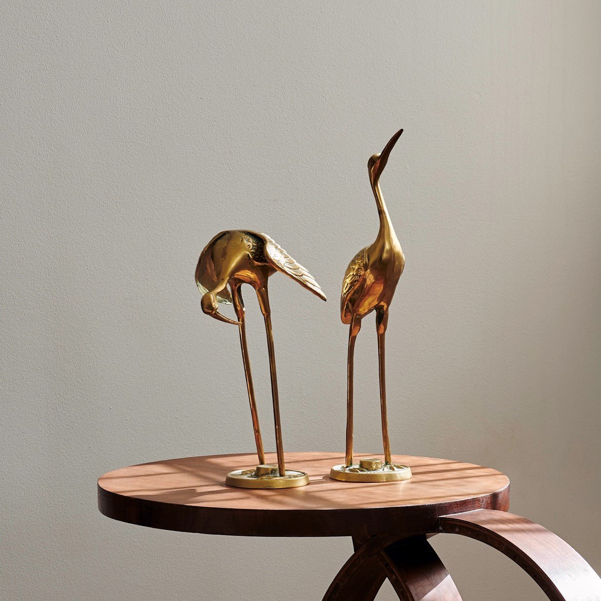Solid Brass Herons - The Finishing Store South Africa