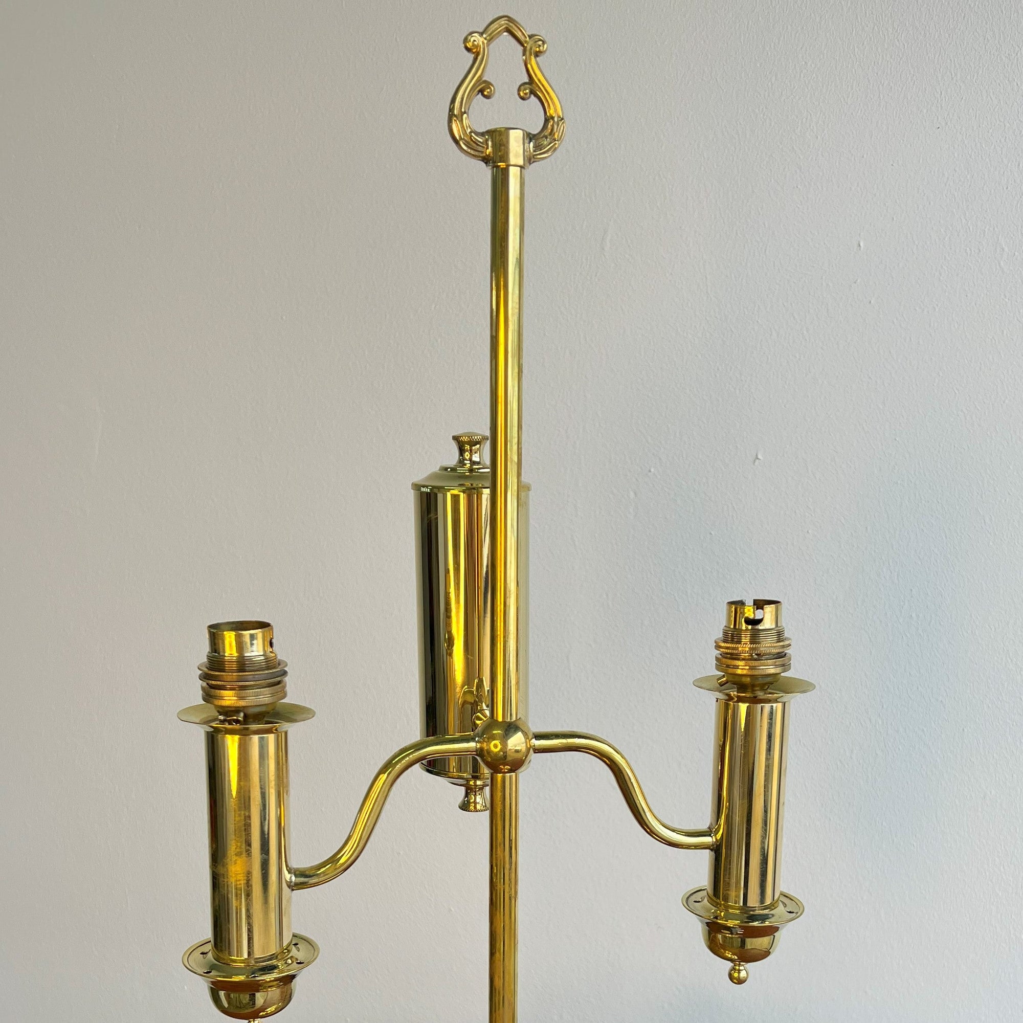 Twin Brass Lamp Base - The Finishing Store South Africa