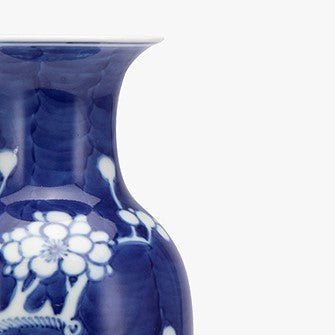 White & Blue Bud Vase - The Finishing Store South Africa